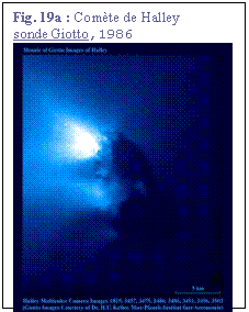 Zone de Texte: Fig. 19a : Comte de Halley 
sonde Giotto,1986
 
