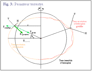 Zone de Texte: Fig. 3: Pesanteur terrestre.
 
